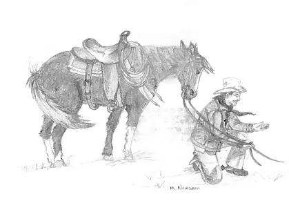 Cowboyfavorites.com kneeling cowboy blessing